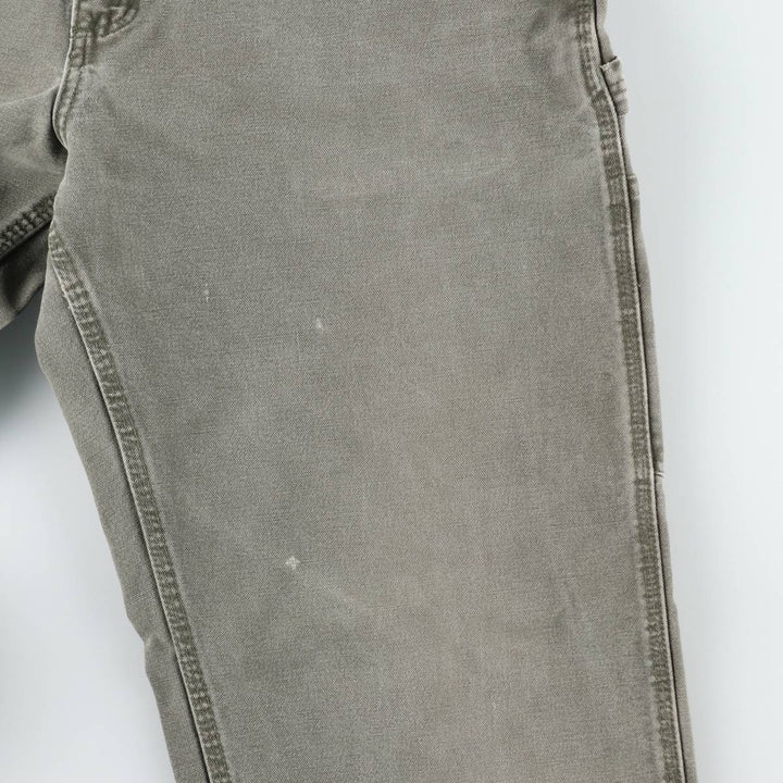 Carhartt Original Dungaree Fit Duck Painter Pants, Men's, Size 34 cotton Khaki type Vintage Second Hand
