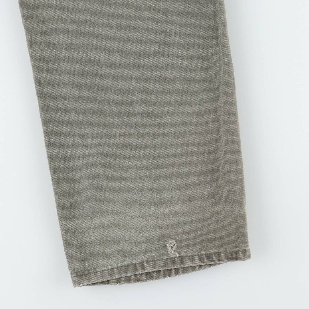 Carhartt Original Dungaree Fit Duck Painter Pants, Men's, Size 34 cotton Khaki type Vintage Second Hand