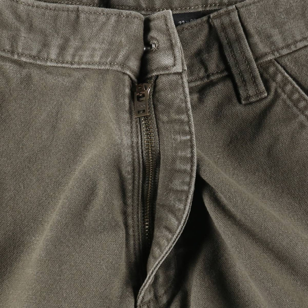 Carhartt Relaxed Fit Duck Painter Pants, Men's, Size W34 (approx.), Zipper Fly cotton Khaki type Vintage Second Hand