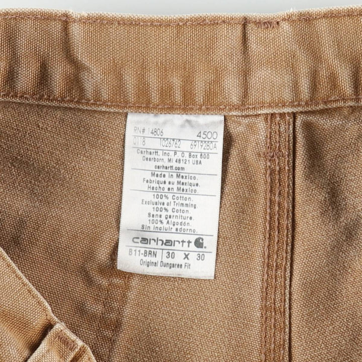 Carhartt Original Dungaree Fit Duck Painter Pants, Men's, W30 equivalent cotton Beige type Vintage Second Hand