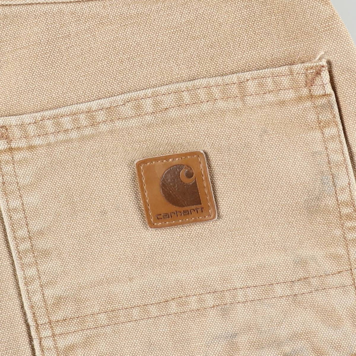 Carhartt Original Dungaree Fit Duck Painter Pants, Men's, W30 equivalent cotton Beige type Vintage Second Hand
