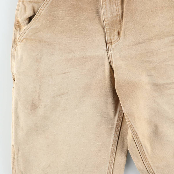 Carhartt Original Dungaree Fit Duck Painter Pants, Men's, W30 equivalent cotton Beige type Vintage Second Hand