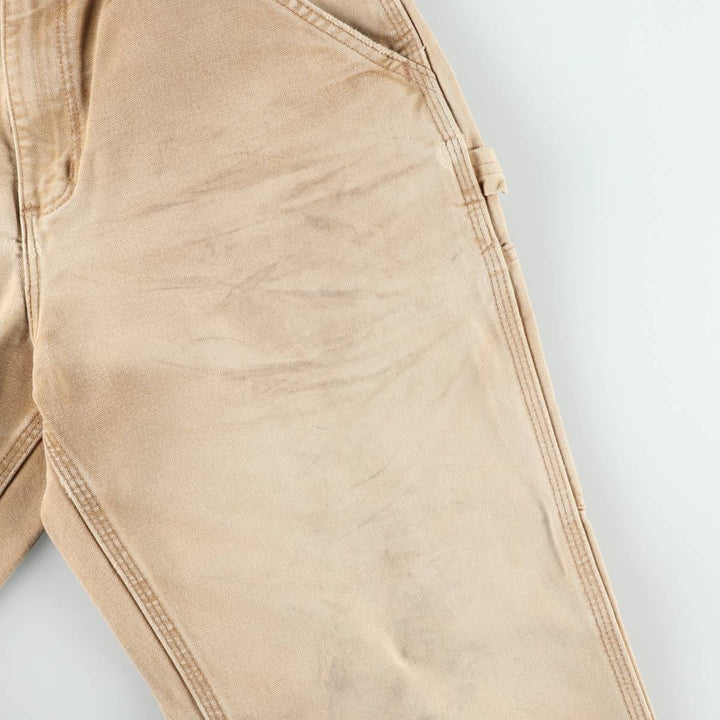 Carhartt Original Dungaree Fit Duck Painter Pants, Men's, W30 equivalent cotton Beige type Vintage Second Hand