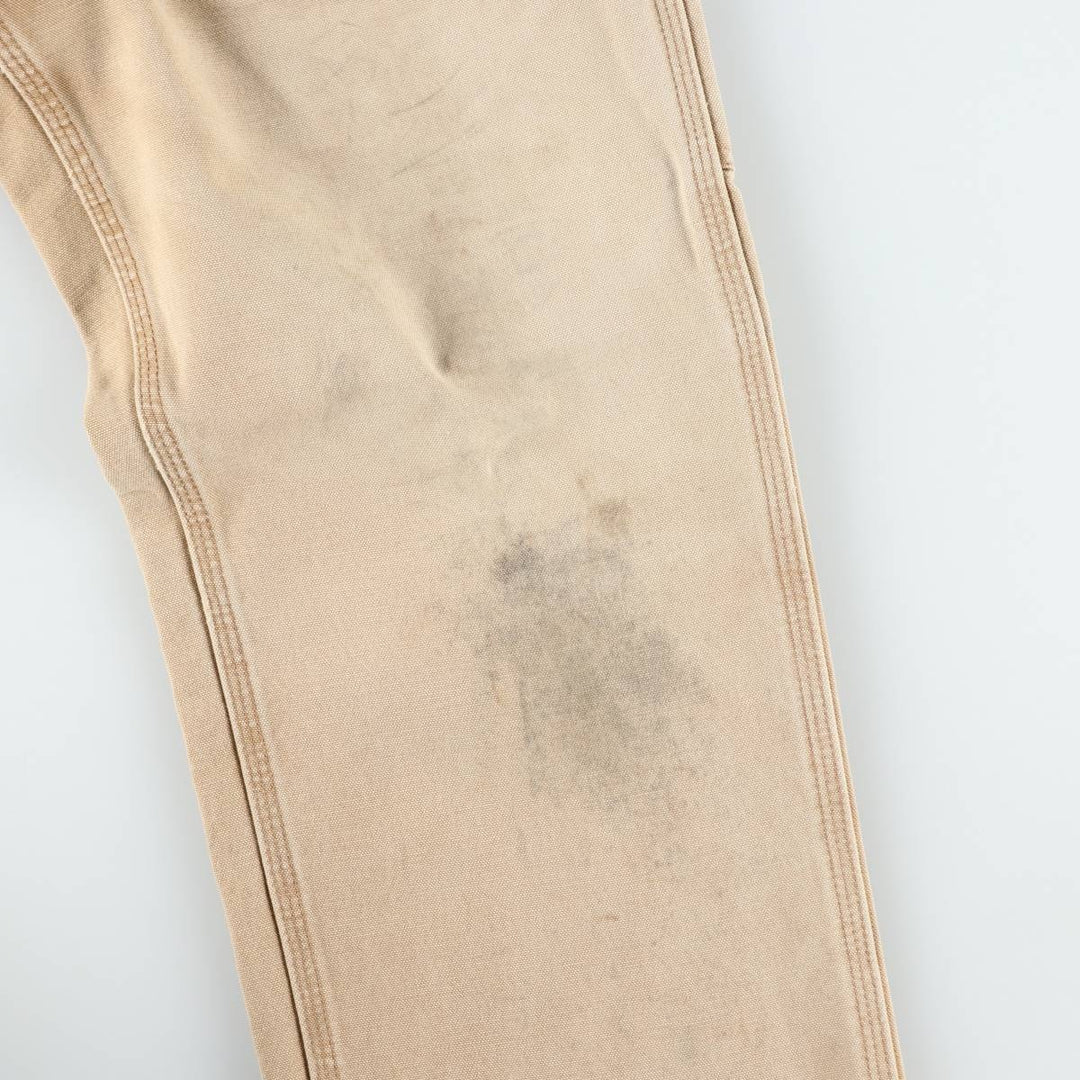 Carhartt Original Dungaree Fit Duck Painter Pants, Men's, W30 equivalent cotton Beige type Vintage Second Hand