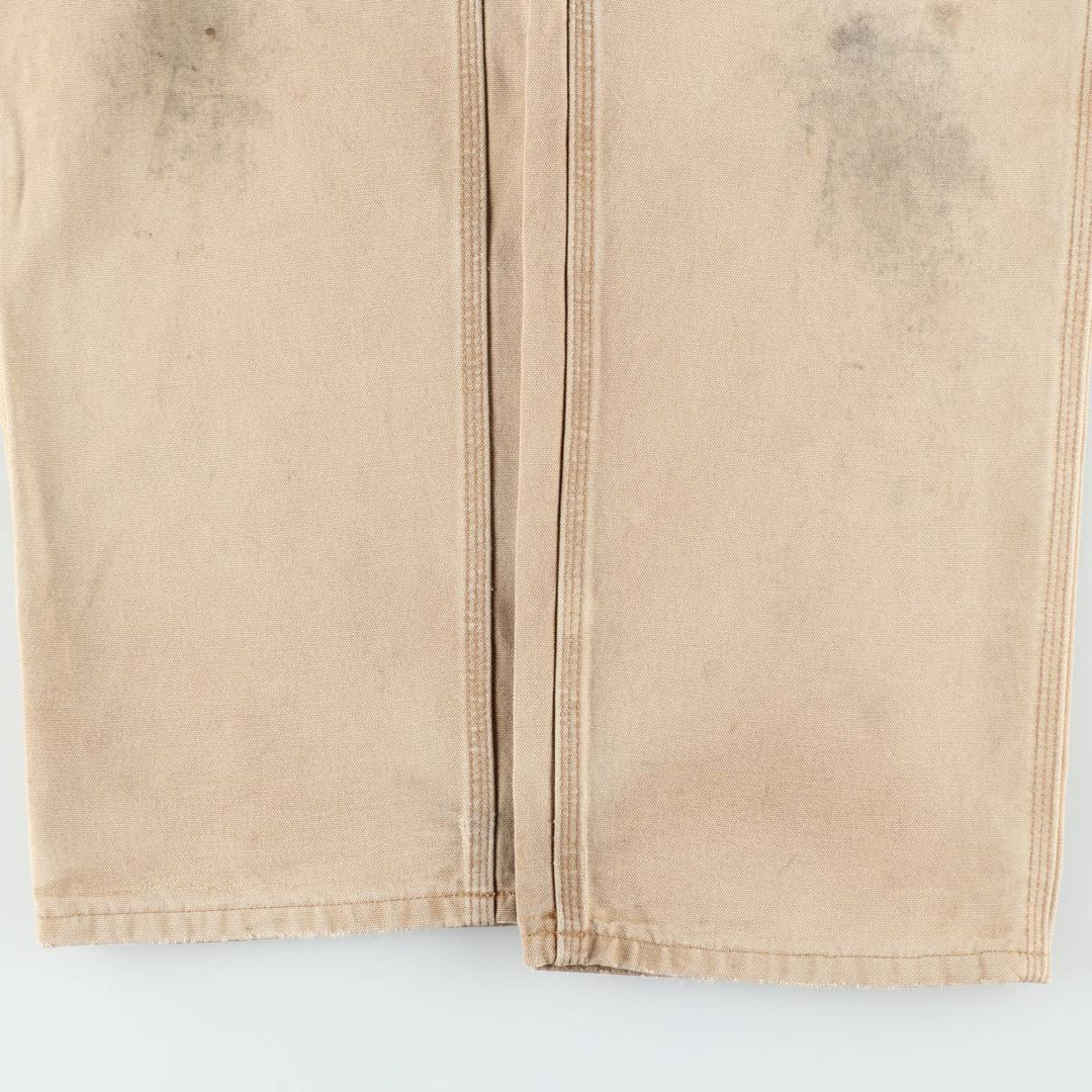 Carhartt Original Dungaree Fit Duck Painter Pants, Men's, W30 equivalent cotton Beige type Vintage Second Hand