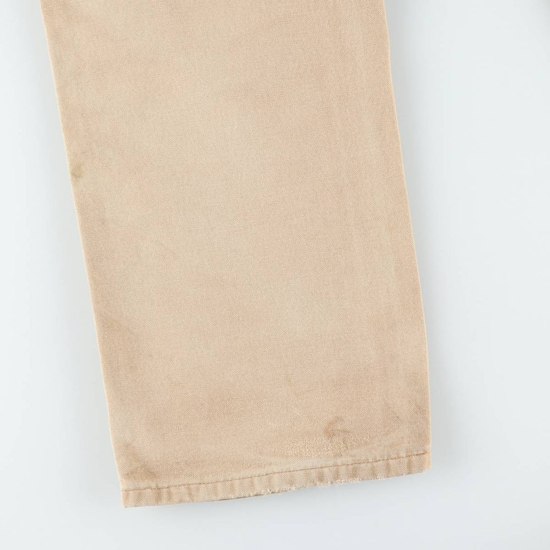 Carhartt Original Dungaree Fit Duck Painter Pants, Men's, W30 equivalent cotton Beige type Vintage Second Hand