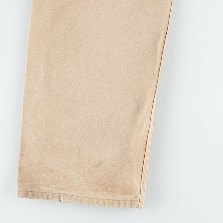 Carhartt Original Dungaree Fit Duck Painter Pants, Men's, W30 equivalent cotton Beige type Vintage Second Hand