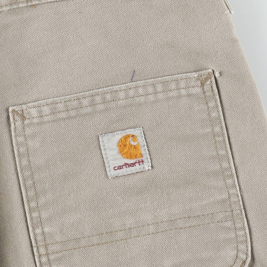Carhartt Relaxed Fit Duck Painter Pants, Men's, W31 equivalent cotton Khaki type beige Vintage Second Hand