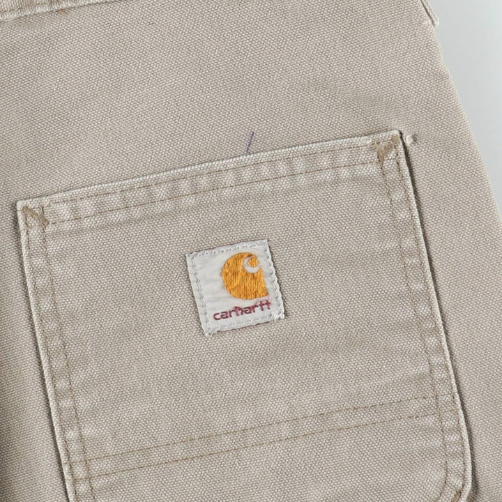 Carhartt Relaxed Fit Duck Painter Pants, Men's, W31 equivalent cotton Khaki type beige Vintage Second Hand