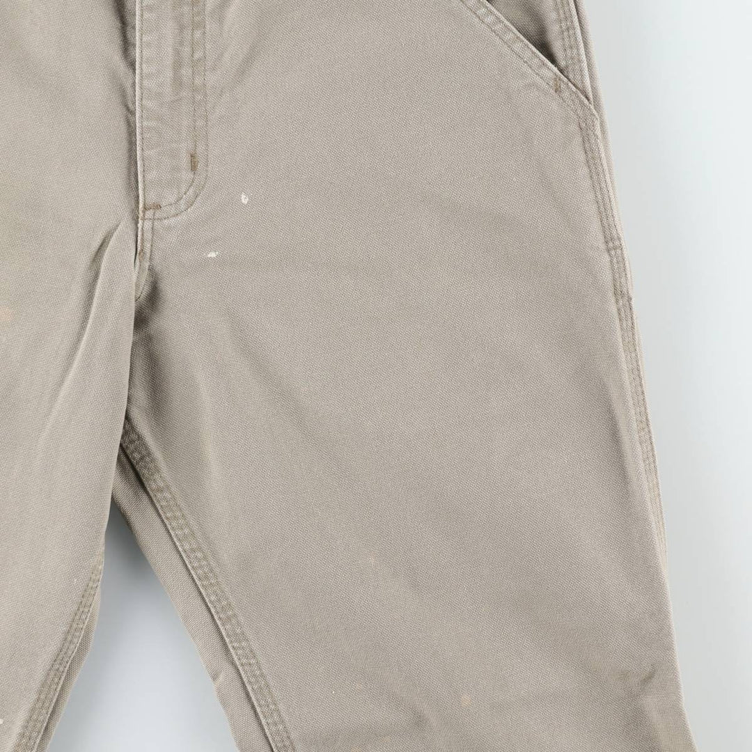 Carhartt Relaxed Fit Duck Painter Pants, Men's, W31 equivalent cotton Khaki type beige Vintage Second Hand