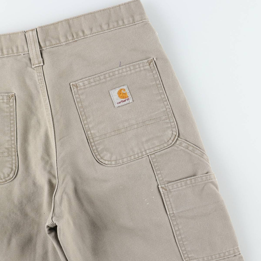 Carhartt Relaxed Fit Duck Painter Pants, Men's, W31 equivalent cotton Khaki type beige Vintage Second Hand