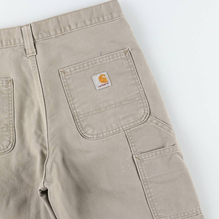 Carhartt Relaxed Fit Duck Painter Pants, Men's, W31 equivalent cotton Khaki type beige Vintage Second Hand