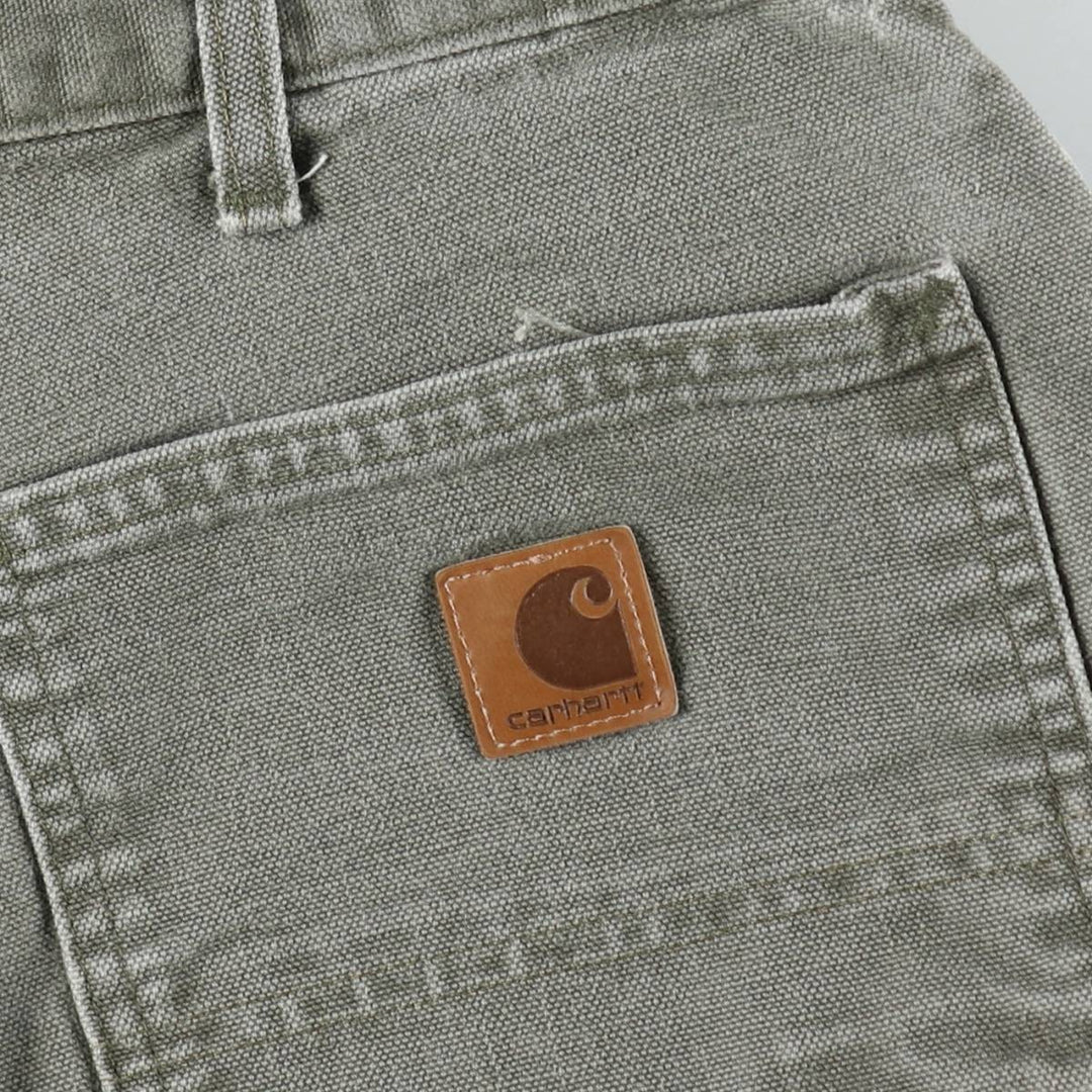 Carhartt Loose Original Fit Duck Painter Pants, Men's, W34 equivalent cotton Khaki type Vintage Second Hand