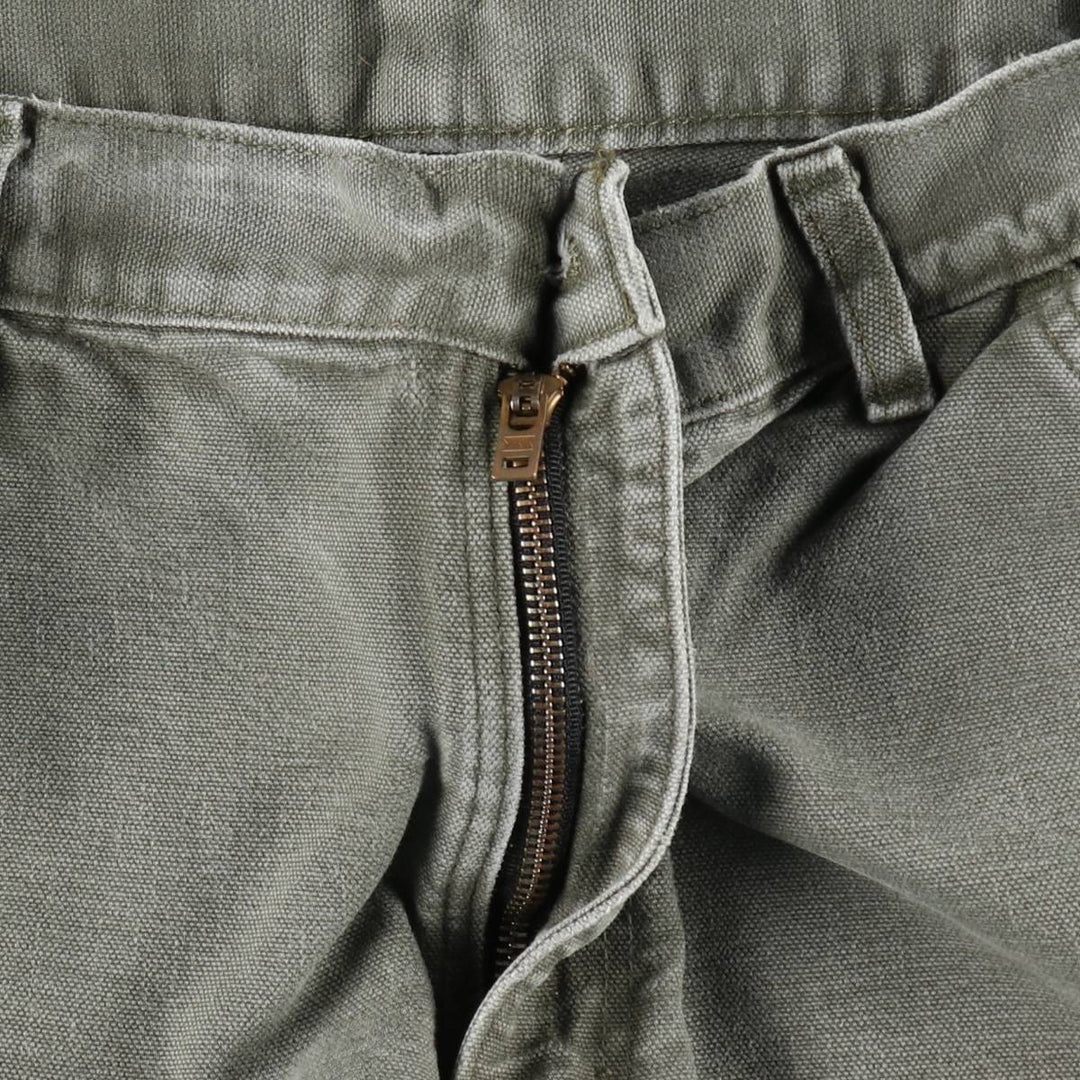 Carhartt Loose Original Fit Duck Painter Pants, Men's, W34 equivalent cotton Khaki type Vintage Second Hand
