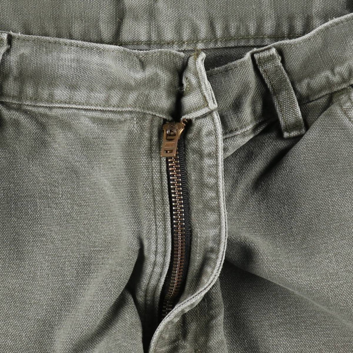 Carhartt Loose Original Fit Duck Painter Pants, Men's, W34 equivalent cotton Khaki type Vintage Second Hand