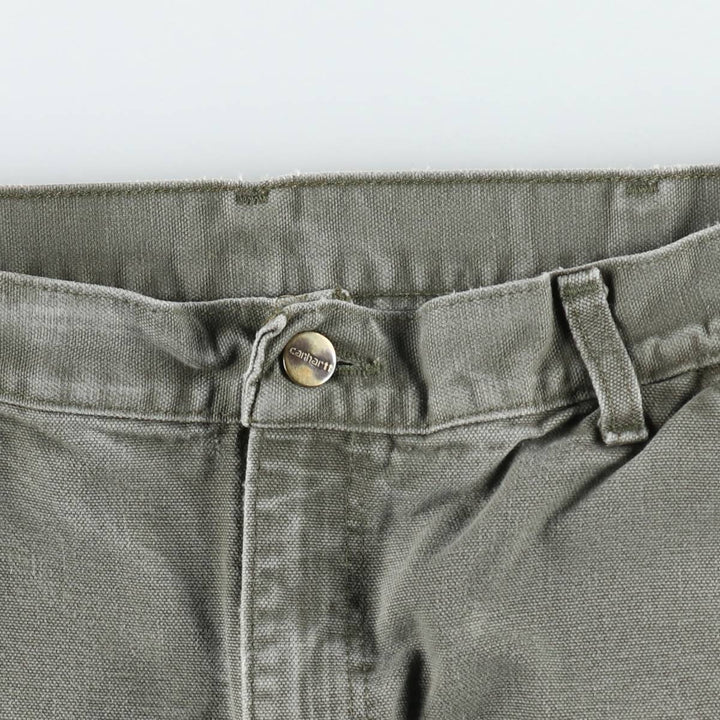 Carhartt Loose Original Fit Duck Painter Pants, Men's, W34 equivalent cotton Khaki type Vintage Second Hand