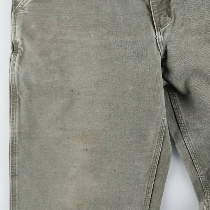 Carhartt Loose Original Fit Duck Painter Pants, Men's, W34 equivalent cotton Khaki type Vintage Second Hand