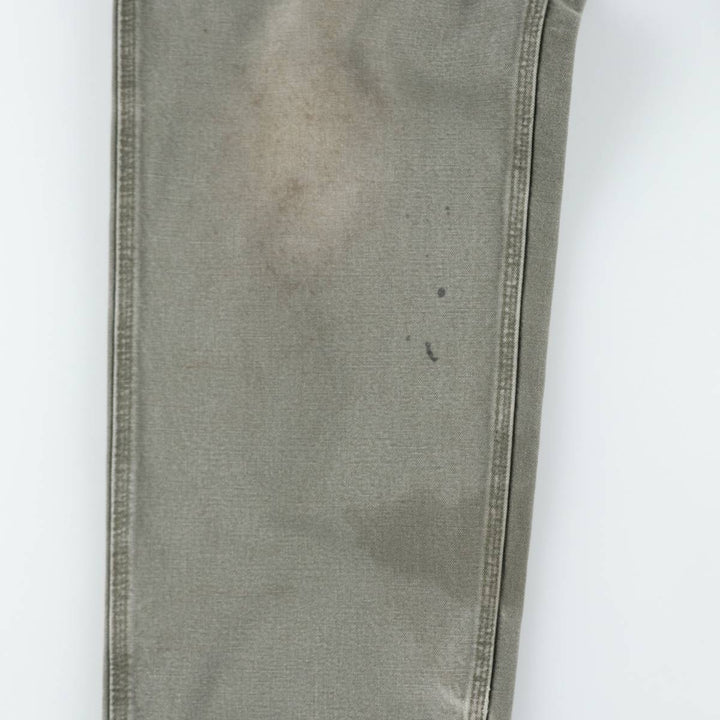 Carhartt Loose Original Fit Duck Painter Pants, Men's, W34 equivalent cotton Khaki type Vintage Second Hand