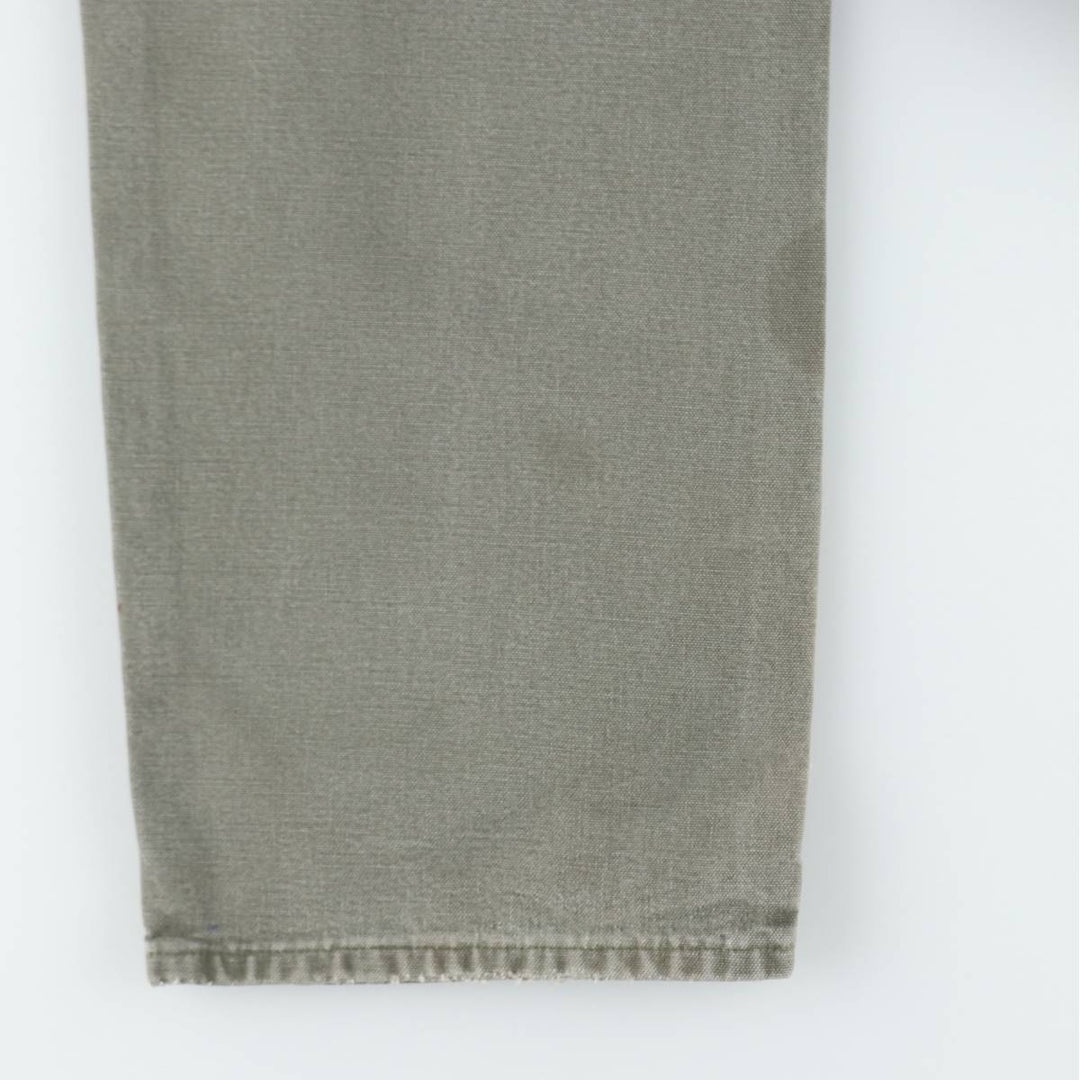 Carhartt Loose Original Fit Duck Painter Pants, Men's, W34 equivalent cotton Khaki type Vintage Second Hand