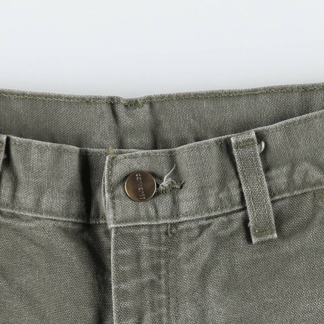 Carhartt Loose Original Fit Duck Painter Pants, Men's, Size W30 cotton Khaki type Vintage Second Hand