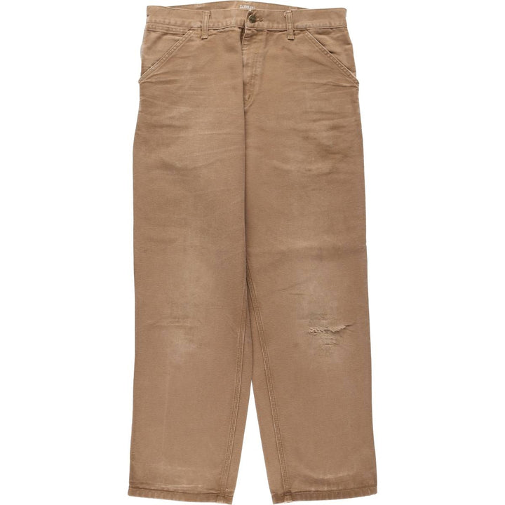 Carhartt Duck Painter Pants, Men's, W34 equivalent cotton Beige type Vintage Second Hand