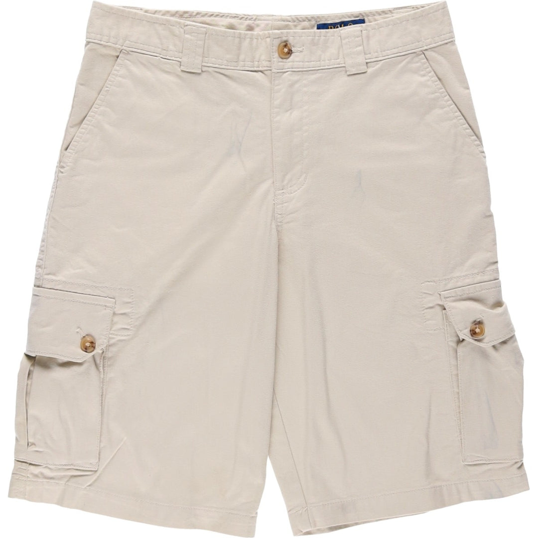 Ralph Lauren POLO RALPH LAUREN cargo shorts, women's size L (equivalent to W30). unclear Beige type Vintage Second Hand