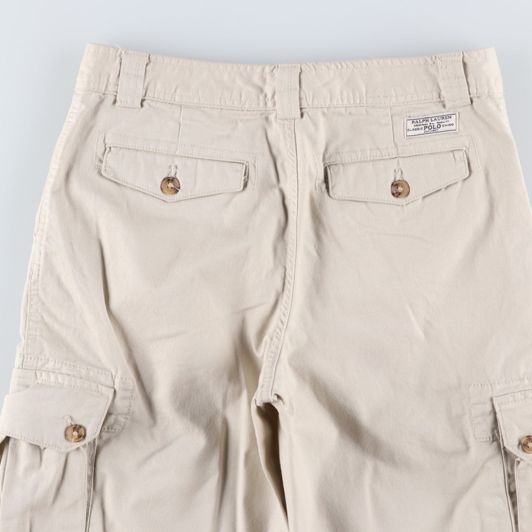 Ralph Lauren POLO RALPH LAUREN cargo shorts, women's size L (equivalent to W30). unclear Beige type Vintage Second Hand