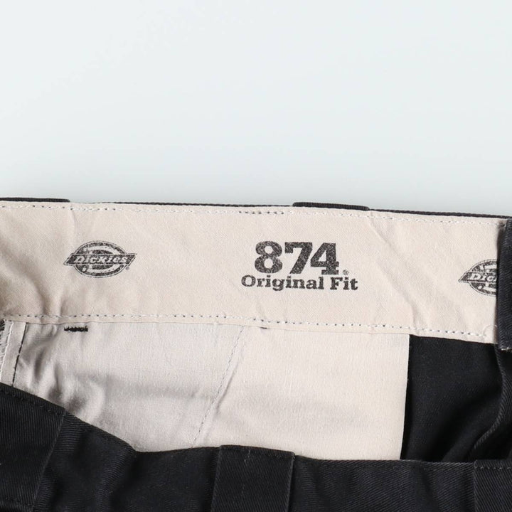 Dickies 874 Original Fit Work Pants for Men, W32 equivalent unclear black type Vintage Second Hand