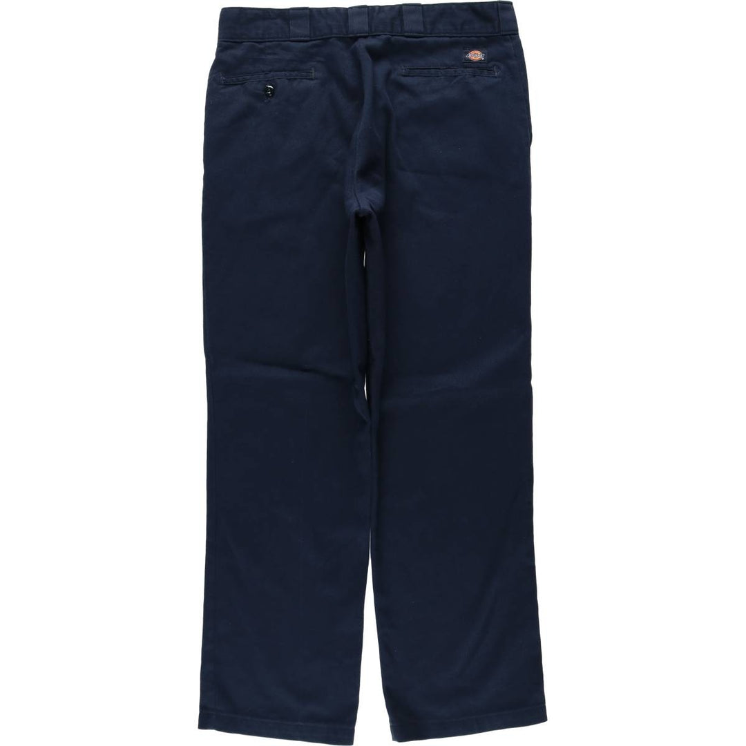 Dickies 874 Original Fit FLEX Work Pants, Men's W35 equivalent. polyester navy blue type Vintage Second Hand