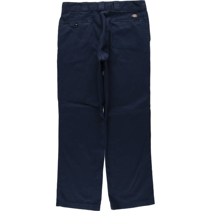 Dickies 874 Original Fit FLEX Work Pants, Men's W35 equivalent. polyester navy blue type Vintage Second Hand