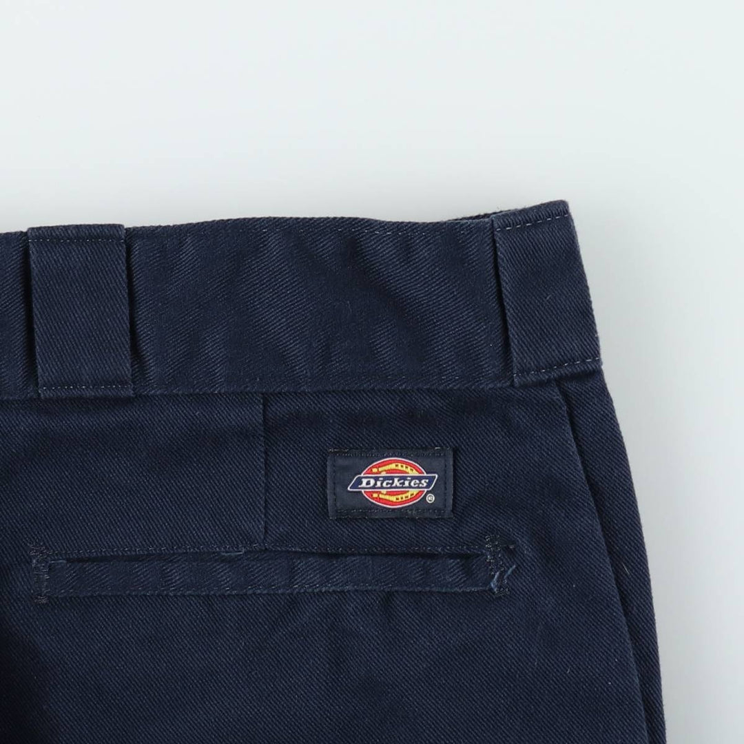 Dickies 874 Original Fit FLEX Work Pants, Men's W35 equivalent. polyester navy blue type Vintage Second Hand