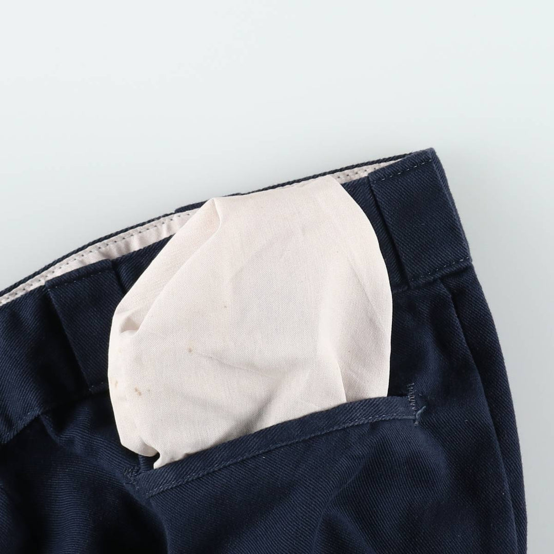 Dickies 874 Original Fit FLEX Work Pants, Men's W35 equivalent. polyester navy blue type Vintage Second Hand