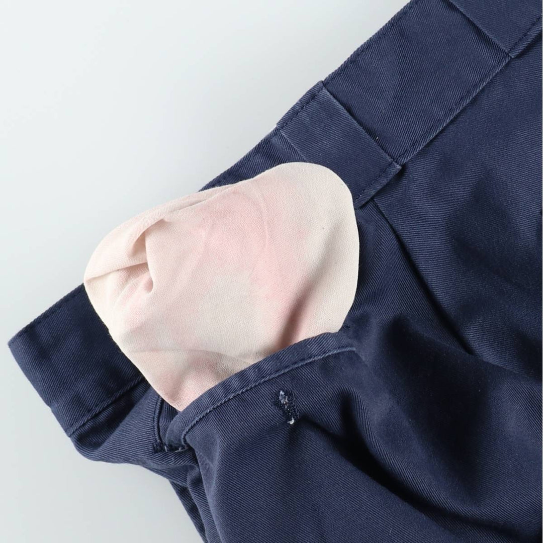 Dickies 874 Original Fit Work Pants for Men, W32 equivalent polyester navy blue type Vintage Second Hand