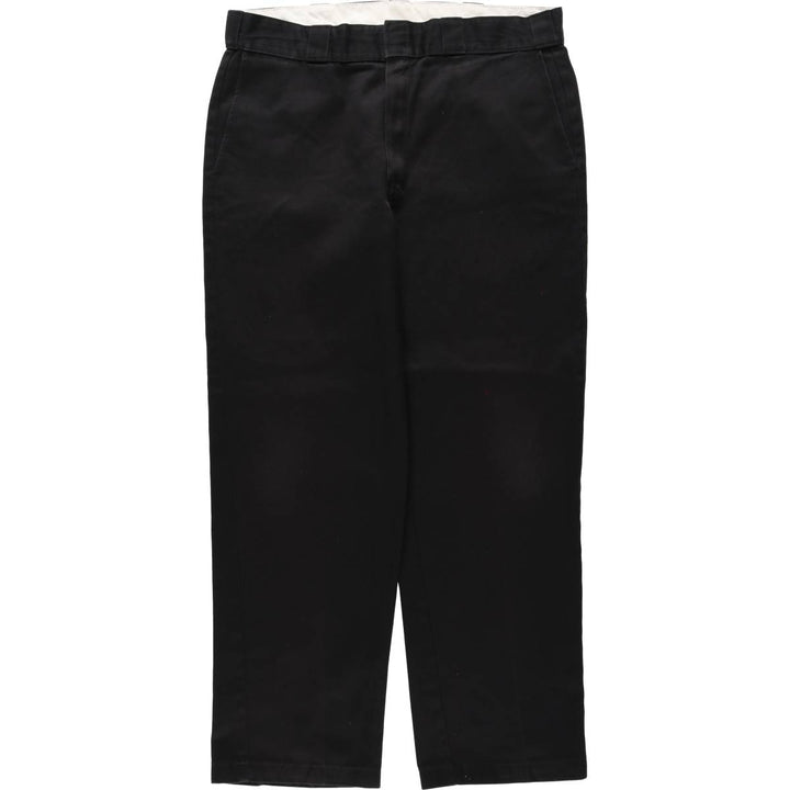 Dickies ORIGINAL FIT Work Pants, Men's W37 (approx.) polyester black type Vintage Second Hand