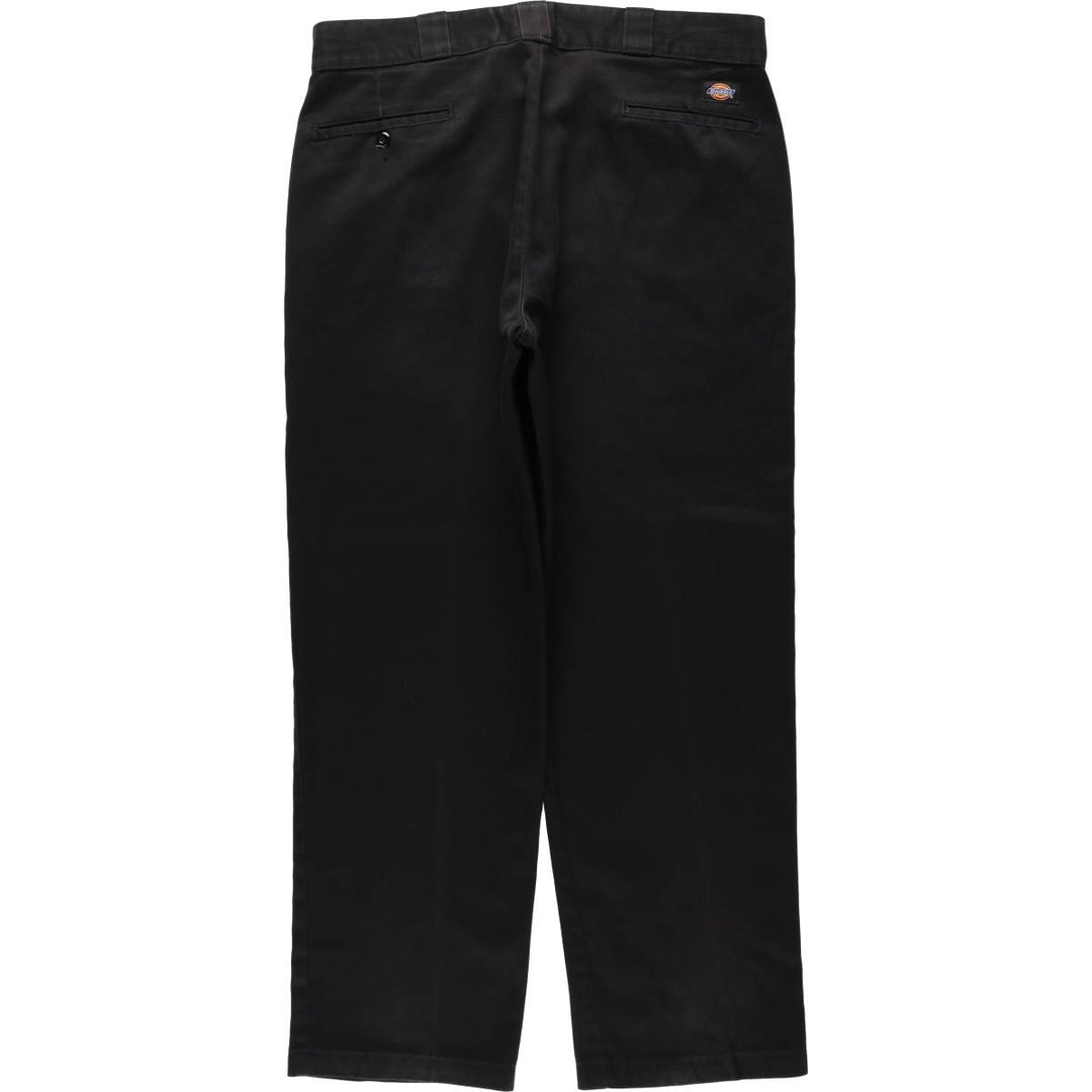 Dickies ORIGINAL FIT Work Pants, Men's W37 (approx.) polyester black type Vintage Second Hand