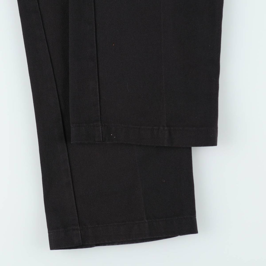 Dickies ORIGINAL FIT Work Pants, Men's W37 (approx.) polyester black type Vintage Second Hand