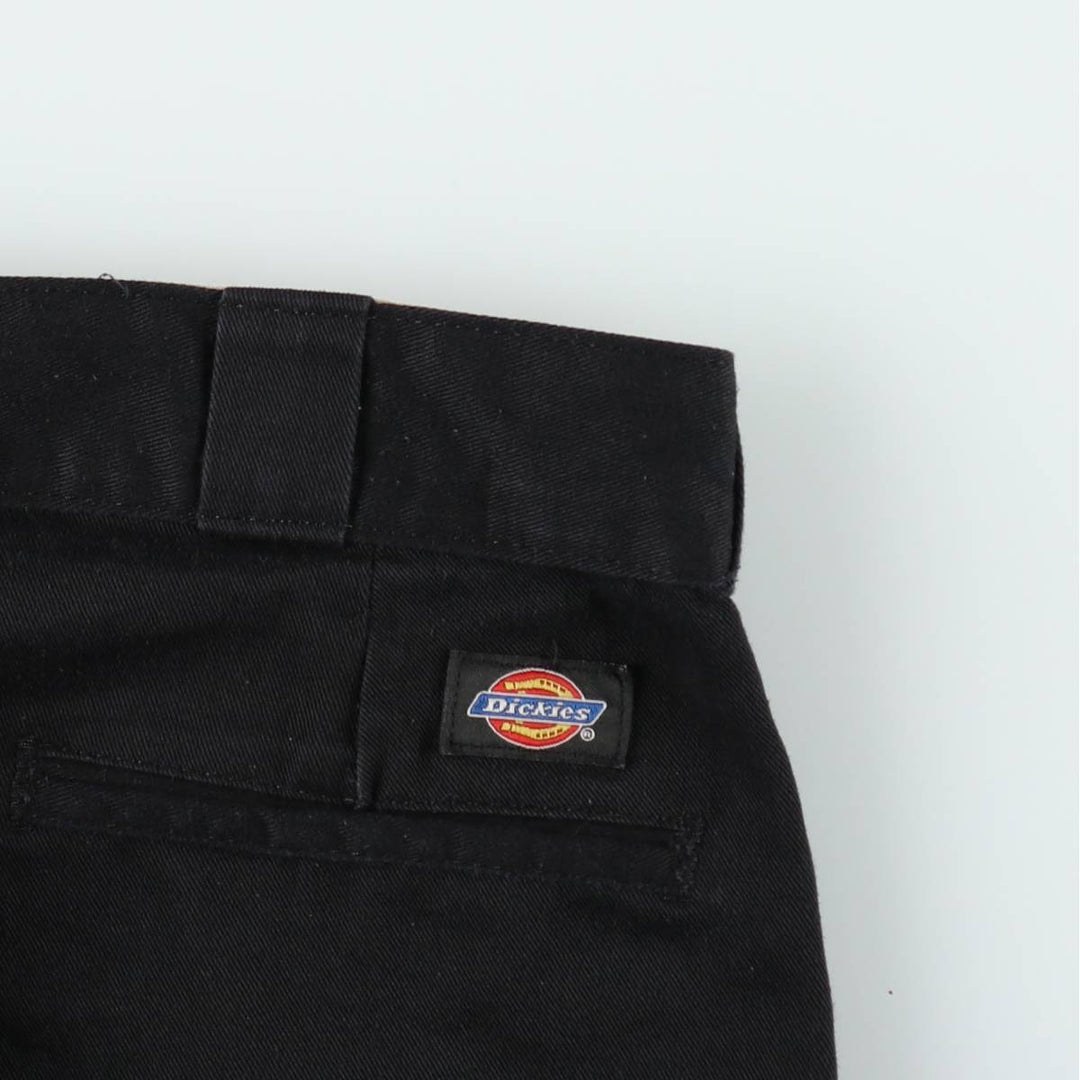 Dickies Men's Work Pants, Size W35 polyester black type Vintage Second Hand