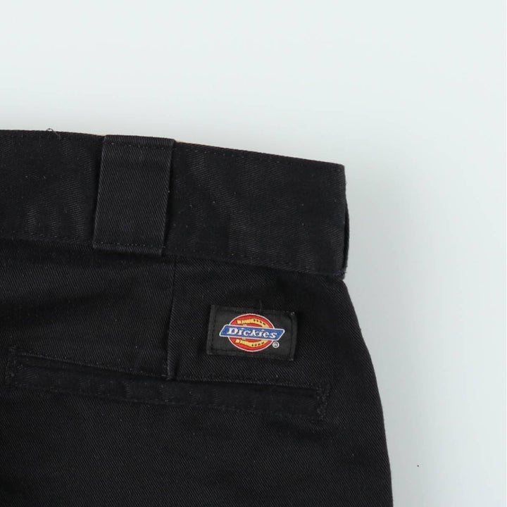 Dickies Men's Work Pants, Size W35 polyester black type Vintage Second Hand