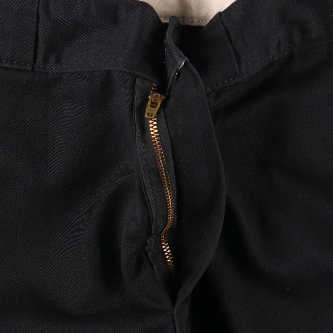 Dickies Men's Work Pants, Size W35 polyester black type Vintage Second Hand