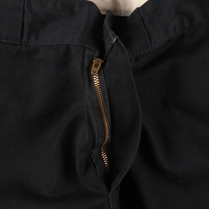 Dickies Men's Work Pants, Size W35 polyester black type Vintage Second Hand