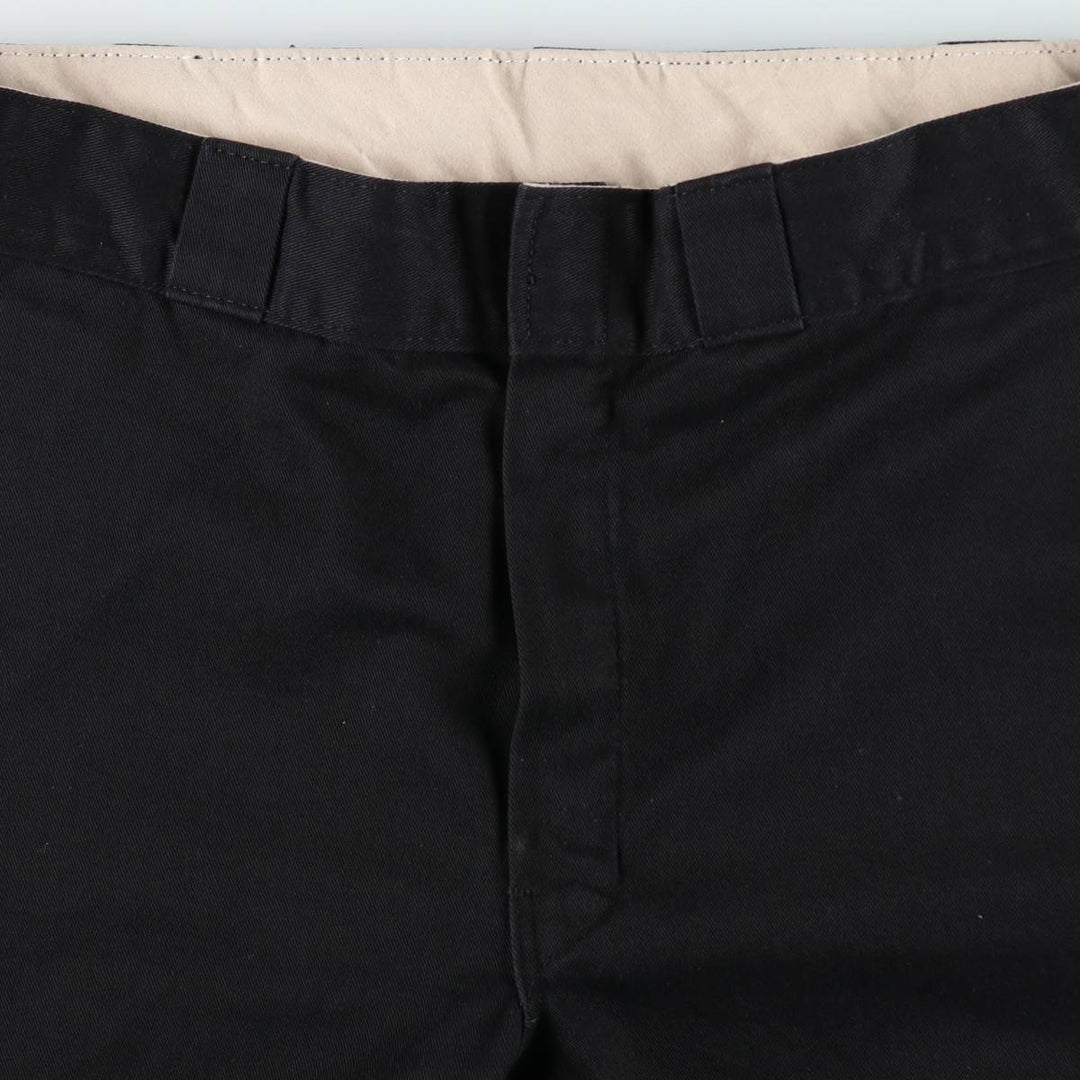 Dickies Men's Work Pants, Size W35 polyester black type Vintage Second Hand