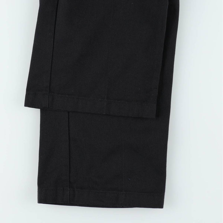 Dickies Men's Work Pants, Size W35 polyester black type Vintage Second Hand
