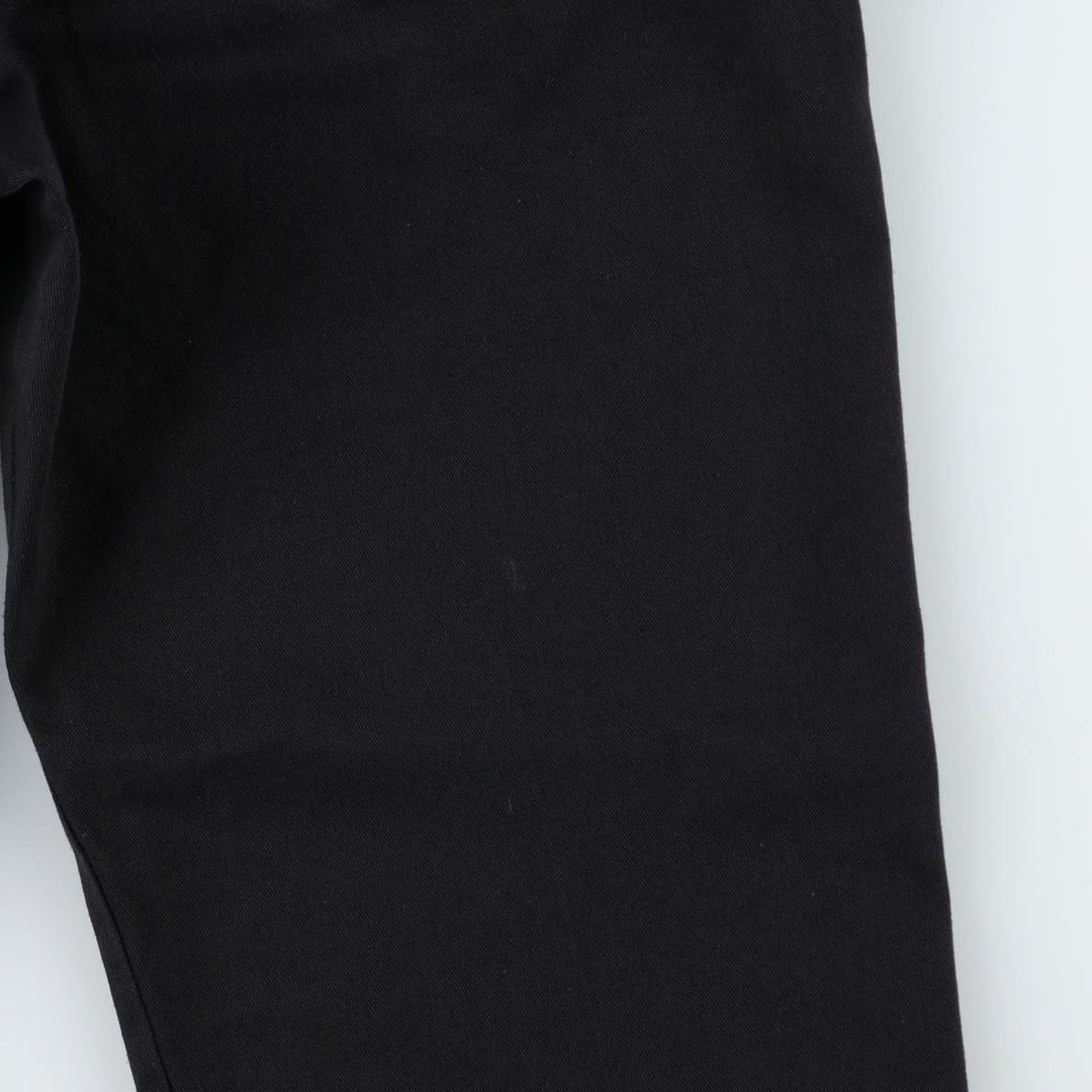 Dickies Men's Work Pants, Size W35 polyester black type Vintage Second Hand