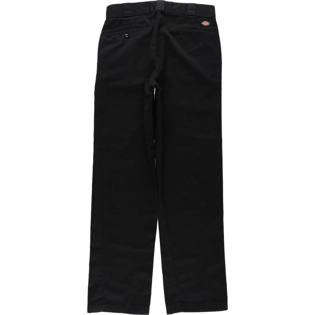 Dickies Work Pants Men's W32 equivalent polyester black type Vintage Second Hand