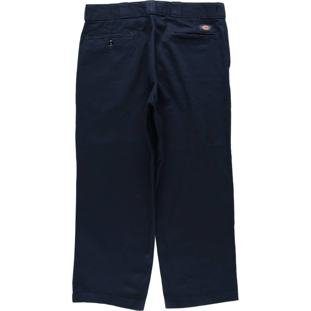 Dickies 874 Original Fit FLEX Work Pants, Men's W35 equivalent. polyester navy blue type Vintage Second Hand