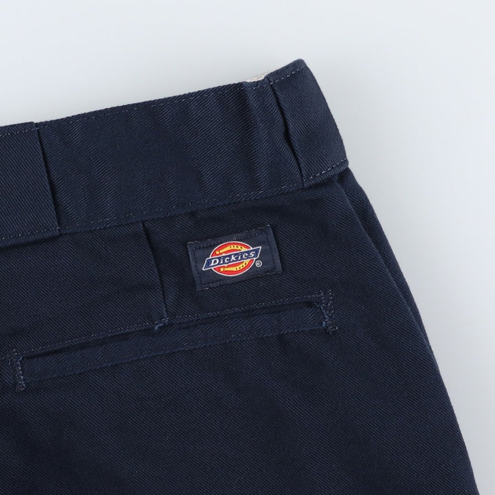 Dickies FLEX Work Pants, Men's W35 (approx.) polyester navy blue type Vintage Second Hand