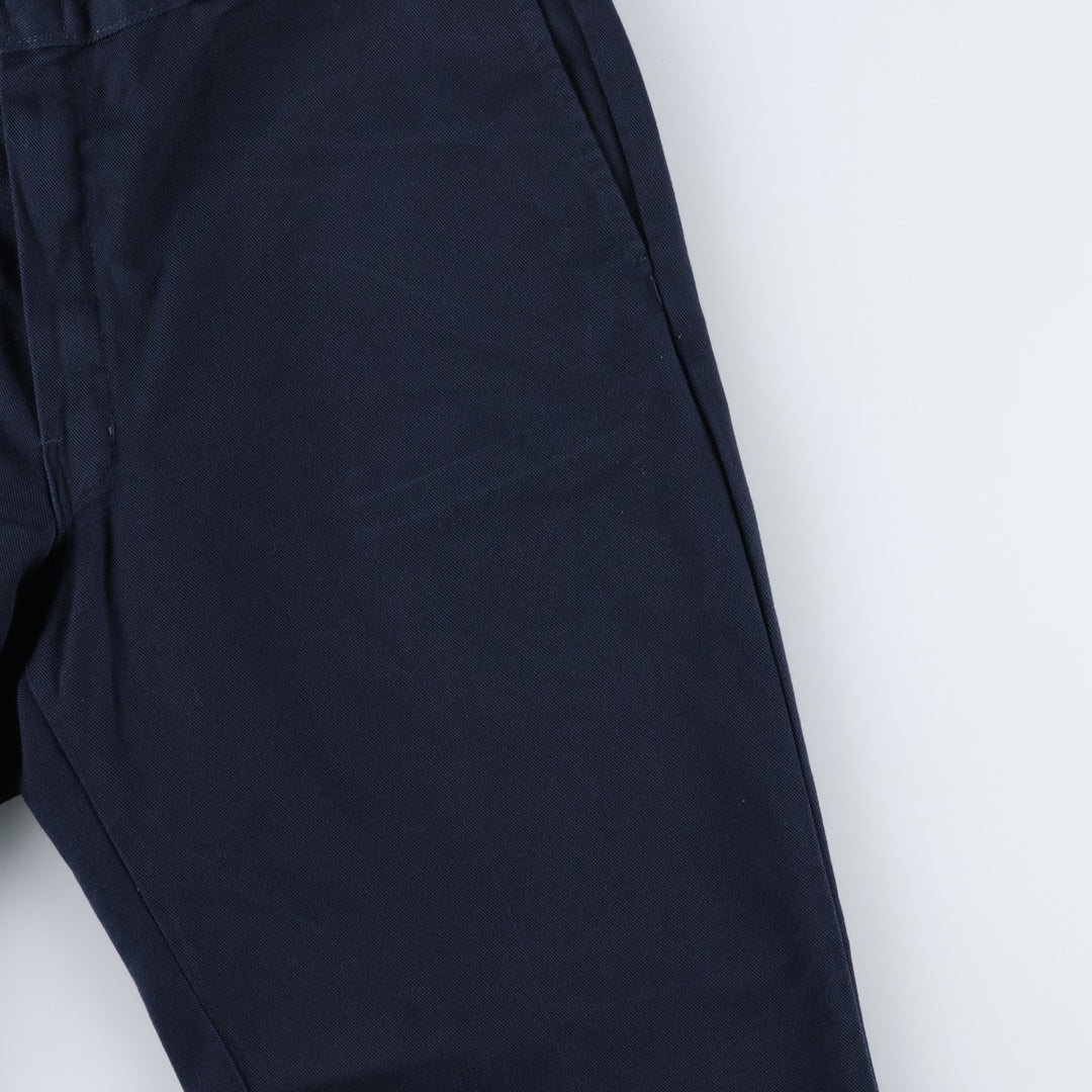 Dickies FLEX Work Pants, Men's W35 (approx.) polyester navy blue type Vintage Second Hand