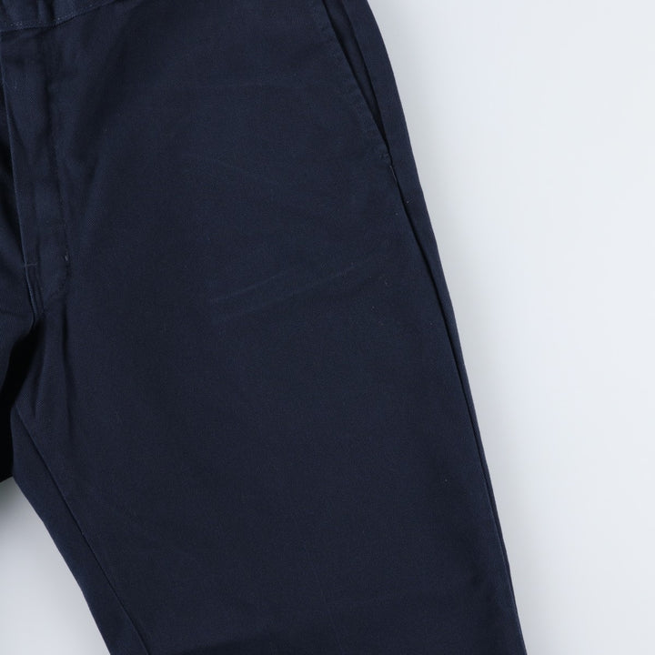 Dickies FLEX Work Pants, Men's W35 (approx.) polyester navy blue type Vintage Second Hand