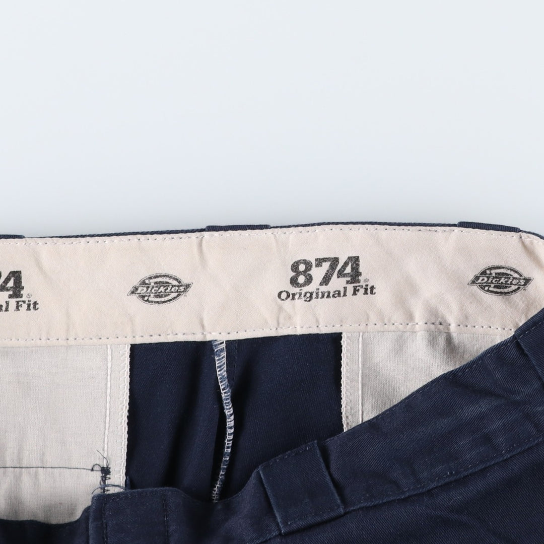Dickies 874 Original Fit Work Pants, Men's, Size W34 unclear navy blue type Vintage Second Hand