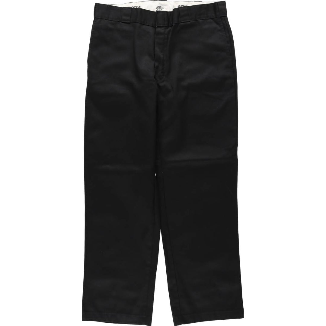 Dickies 874 Original Fit Work Pants, Men's, Size W35 polyester black type Vintage Second Hand